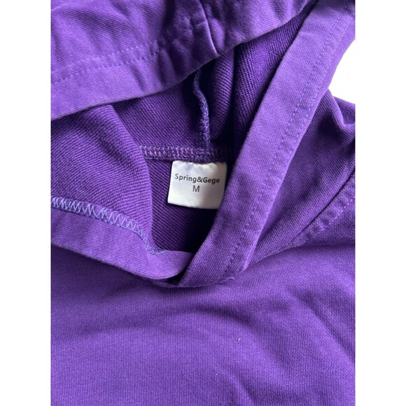 Spring & Gege Purple Hoodie – Size Medium - Unisex, Soft & Comfy, Great Conditio - Picture 2 of 2